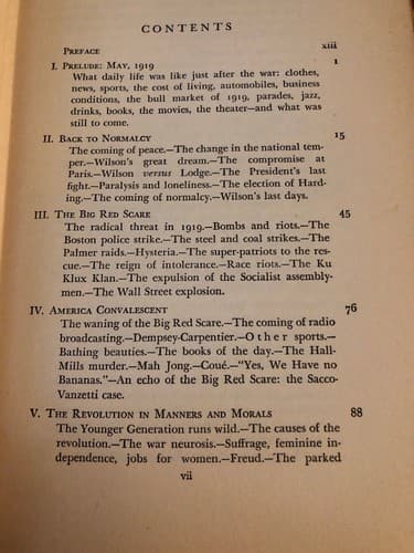 1st Ed. Only Yesterday: An Informal History of the Nineteen-Twenties Allen - Thumbnail 5