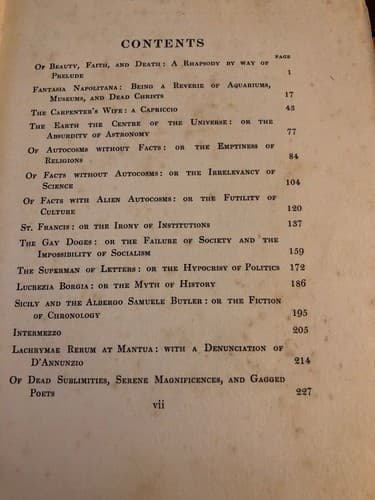 Italian fantasies 1910 1st British Edition Hardcover Israel Zangwill - Thumbnail 5