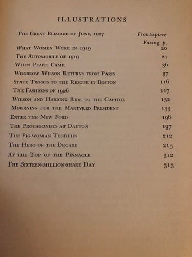 1st Ed. Only Yesterday: An Informal History of the Nineteen-Twenties Allen - Thumbnail 9