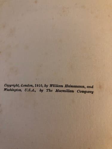 Italian fantasies 1910 1st British Edition Hardcover Israel Zangwill - Thumbnail 4