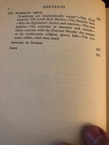 1st Ed. Only Yesterday: An Informal History of the Nineteen-Twenties Allen - Thumbnail 8