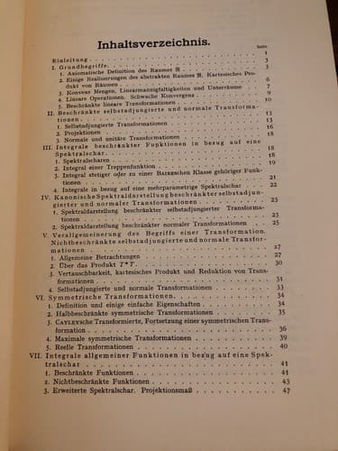 Spektraldarstellung Linearer Transformationen des Hilbertschen Raumes 1947 Ed. - Thumbnail 4