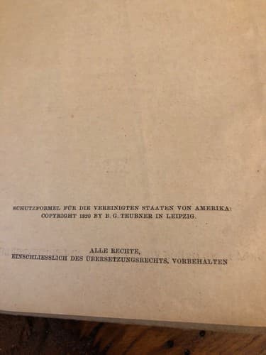 Lehrbuch der Funktionentheorie Erster Band /Band I; B. G. Teubners Sammlung 1920 - Thumbnail 4