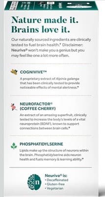 120 Caps Neuriva Ultra Brain Health Mental Alertness Memory Focus Exp08/2027 - Thumbnail 10