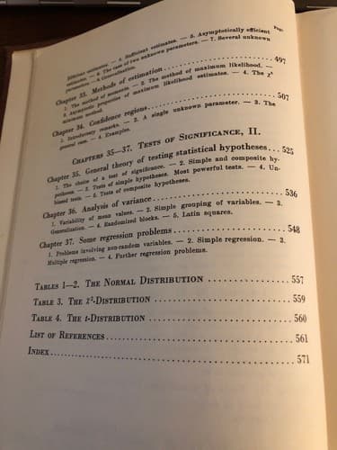 Mathematical Methods of Statistics (Princeton Mathematical Series Number 9) - Thumbnail 8