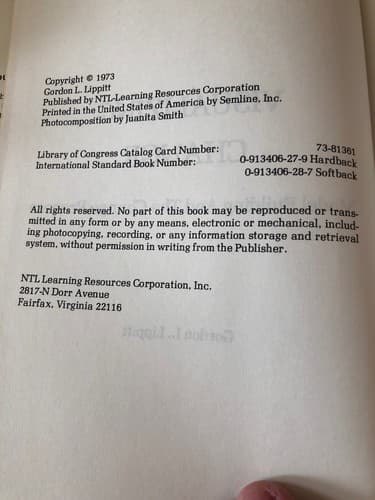 Visualizing change; model building and the change process Gordon Lippitt 1st Ed. - Thumbnail 3