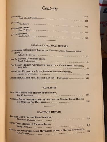 The writing of American Jewish history By Moshe Davis And Isidore Meyer 1957 HC - Thumbnail 4
