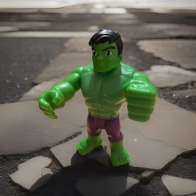 Marvel Spidey And His Amazing Friends Hulk 4 Inch Action Figure Hasbro - Image 1