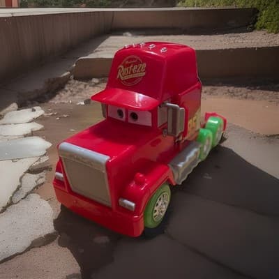 Mattel Disney Cars Glow Racers Mack Truck Pixar - Thumbnail 3