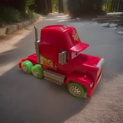 Mattel Disney Cars Glow Racers Mack Truck Pixar - Thumbnail 2