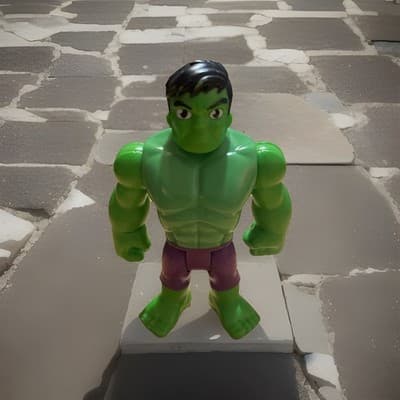 Marvel Spidey And His Amazing Friends Hulk 4 Inch Action Figure Hasbro - Thumbnail 3