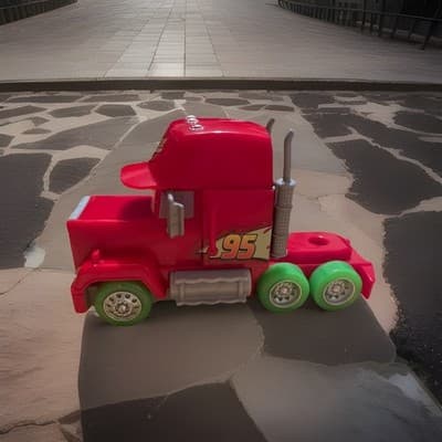 Mattel Disney Cars Glow Racers Mack Truck Pixar - Thumbnail 4