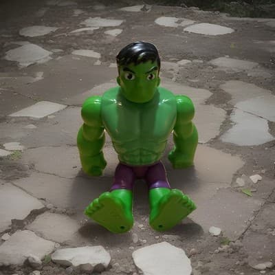 Marvel Spidey And His Amazing Friends Hulk 4 Inch Action Figure Hasbro - Thumbnail 2