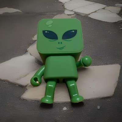 Rare gabba goods Boogie Alien Bluetooth speaker Rechargeable Dancing Speaker - Image 1