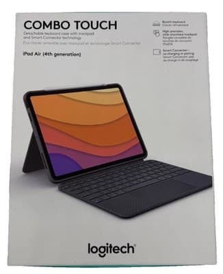 Logitech Combo Touch Keyboard Case for Apple iPad Air 4th & 5th Gen - Image 1
