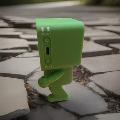 Rare gabba goods Boogie Alien Bluetooth speaker Rechargeable Dancing Speaker - Thumbnail 4