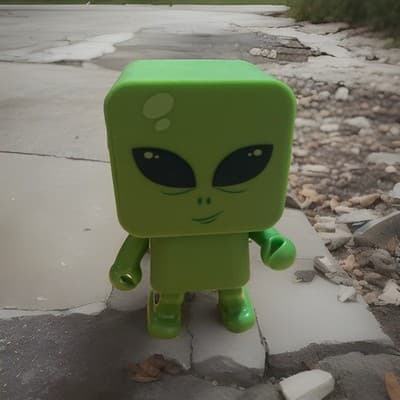 Rare gabba goods Boogie Alien Bluetooth speaker Rechargeable Dancing Speaker - Thumbnail 2