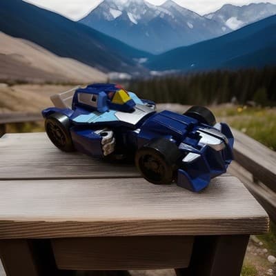 Transformers Rescue Bots Academy Whirl Race Car Figure Hasbro 5" Formula One Car - Image 1