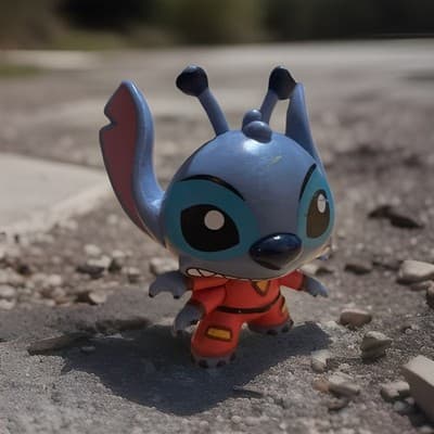Funko Mystery Minis Disney Lilo and Stitch 626 Red Suit Vinyl Figure Toy 2021 - Image 1