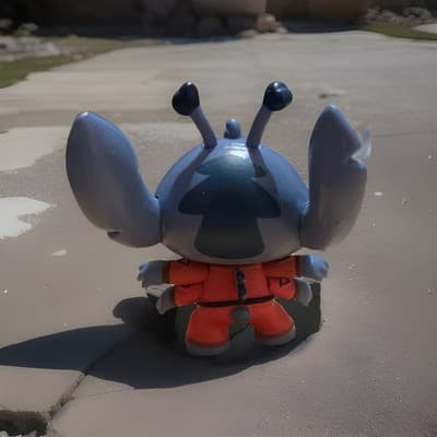 Funko Mystery Minis Disney Lilo and Stitch 626 Red Suit Vinyl Figure Toy 2021 - Thumbnail 3