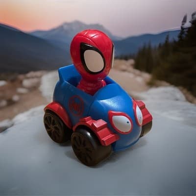 Spidey and His Amazing Friends Mini Vehicle Marvel 2020 Hydro Armor Spidey - Image 1