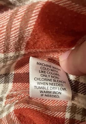 Croft & Barrow Shirt Mens XL Red Plaid Flannel Long Sleeve Button Up Casual - Thumbnail 4