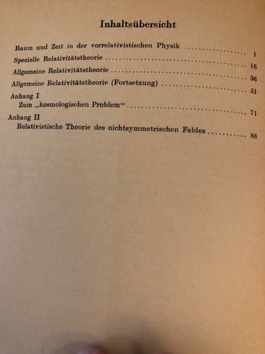 Grundzüge der Relativitätstheorie 1956 1st Einstein Ed. theory of relativity - Thumbnail 6