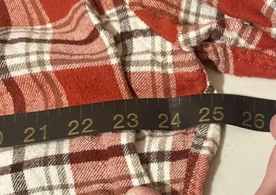 Croft & Barrow Shirt Mens XL Red Plaid Flannel Long Sleeve Button Up Casual - Thumbnail 7