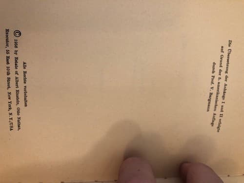 Grundzüge der Relativitätstheorie 1956 1st Einstein Ed. theory of relativity - Thumbnail 5