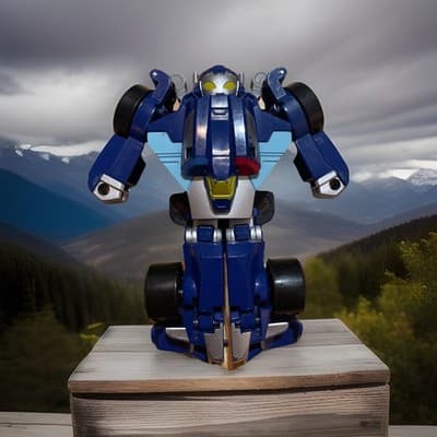 Transformers Rescue Bots Academy Whirl Race Car Figure Hasbro 5" Formula One Car - Thumbnail 3