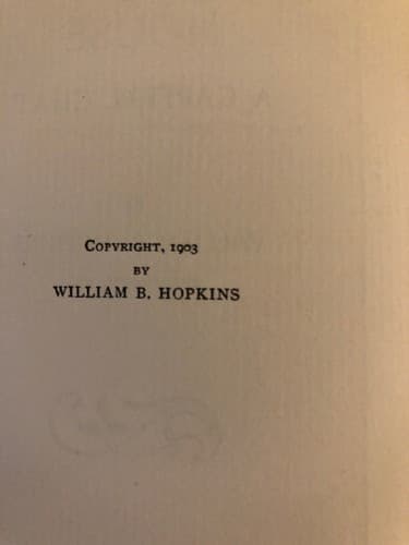 RARE FIND -SIGNED Milliner to a Mouse : A Capital Chat 1903 William B Hopkins - Thumbnail 4