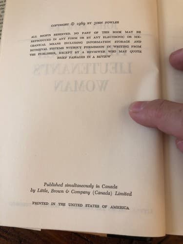 The French Lieutenant's Woman BCE Hardcover John Fowles - Thumbnail 3