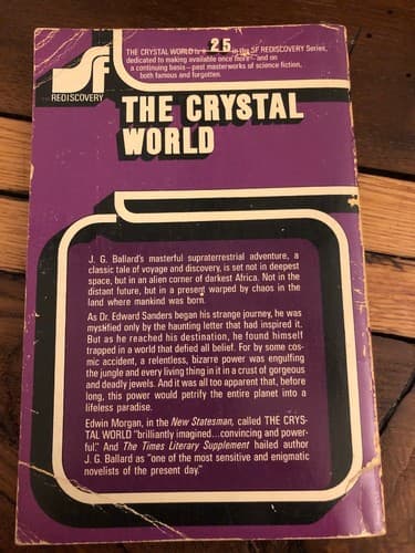 The Crystal World Science Fiction Rediscovery Series Volume 25 1st Printing 1976 - Thumbnail 2