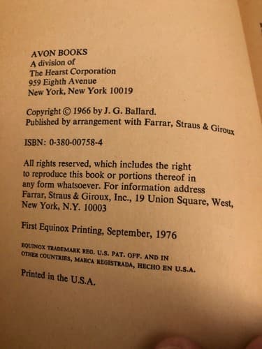 The Crystal World Science Fiction Rediscovery Series Volume 25 1st Printing 1976 - Thumbnail 4