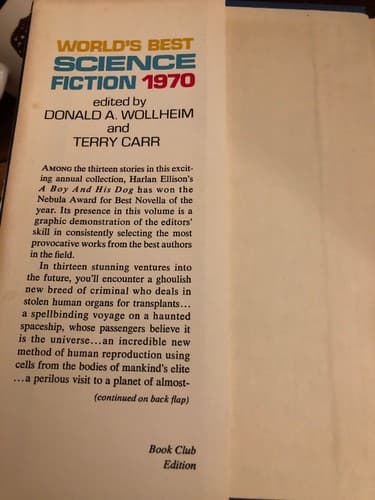 World's Best Science Fiction 1970 Book Club Edition - Thumbnail 3