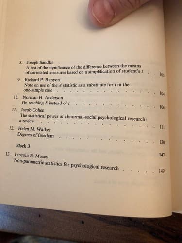 Readings in Statistics Haber Runyon Badia 1970 Softcover 1st Edition - Thumbnail 4