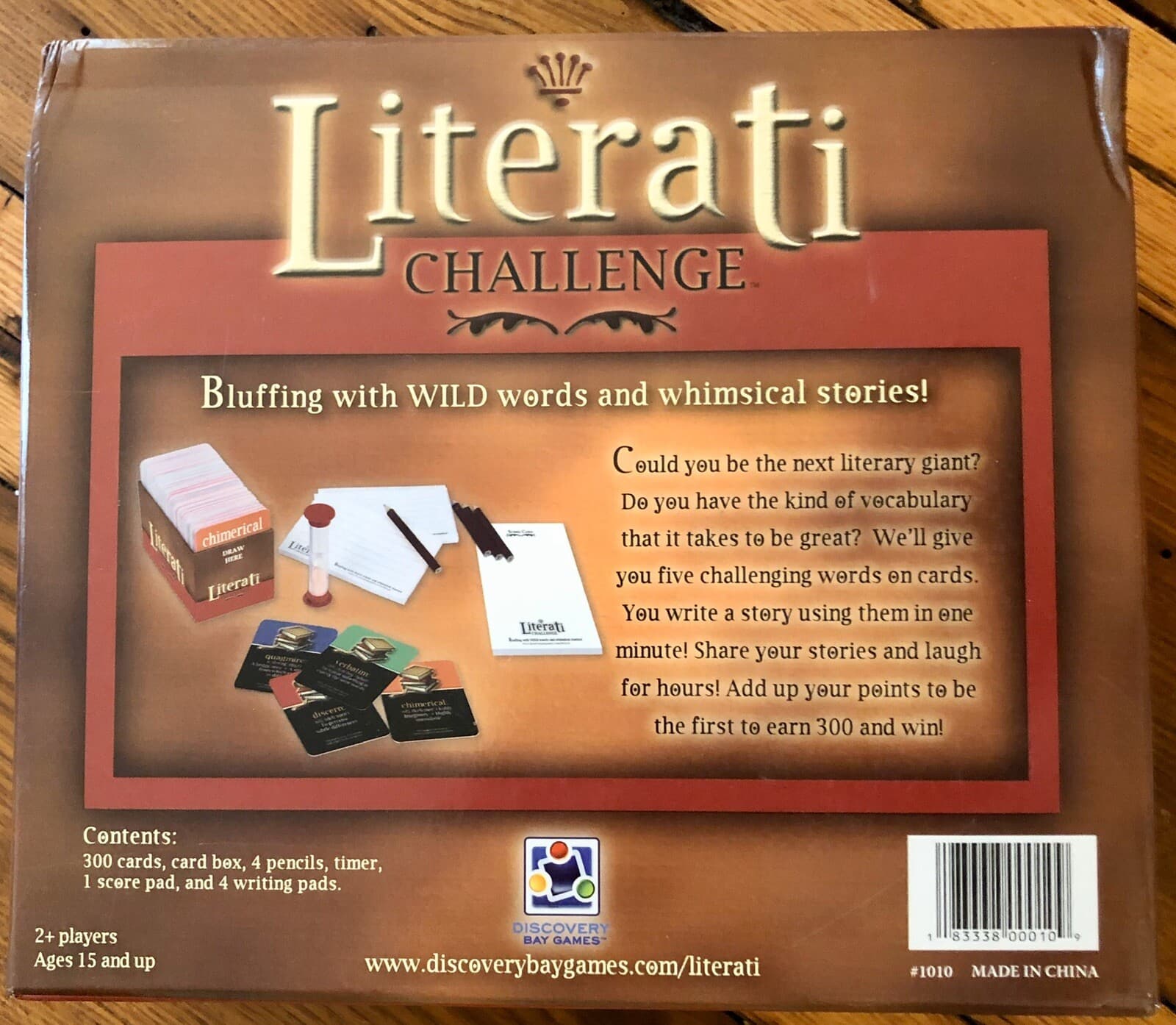 Literati Challenge Word Game Mattel Milton Bradley Parker Brothers - Thumbnail 2