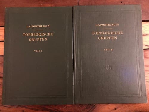 Topologische Gruppen Teil I Und II (2 Volumes) 1957/58 - Image 1