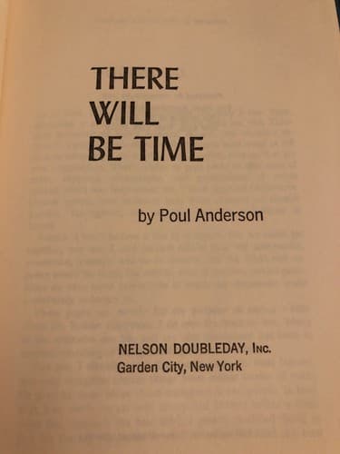 There Will Be Time Book Club Edition. No Jacket. - Thumbnail 2