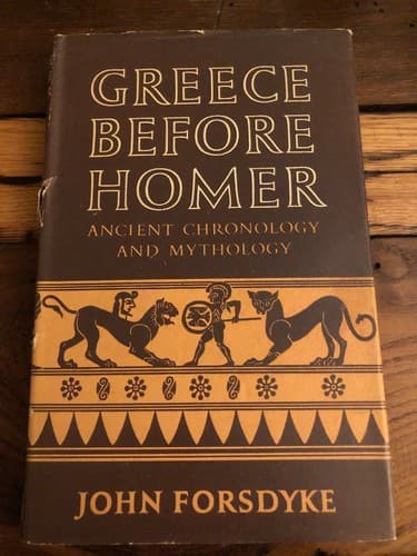Greece before Homer ancient chronology and mythology 1957 1st Edition Hardcover - Image 1