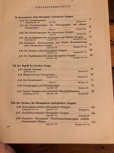 Topologische Gruppen Teil I Und II (2 Volumes) 1957/58 - Thumbnail 8