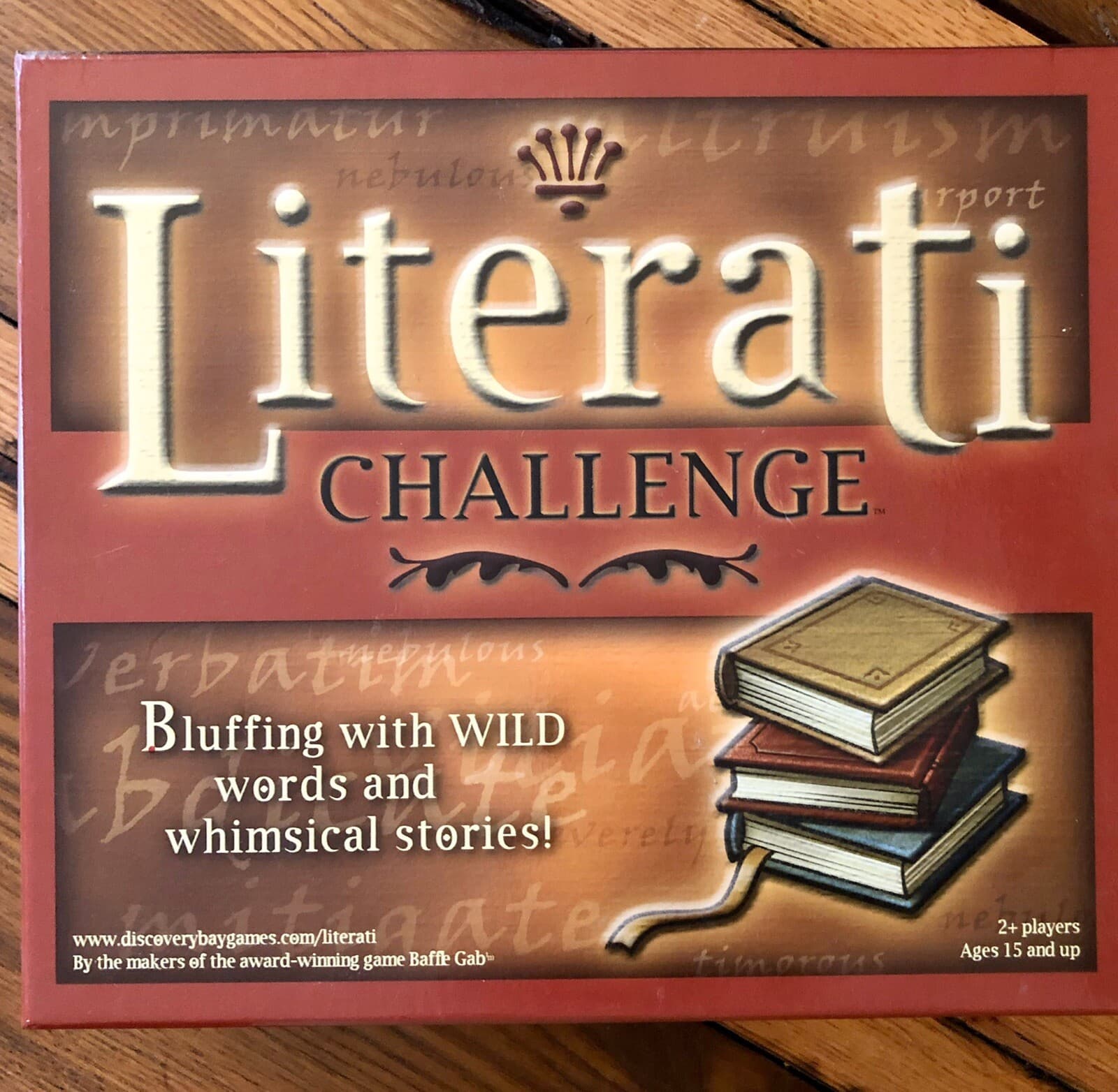 Literati Challenge Word Game Mattel Milton Bradley Parker Brothers - Thumbnail 3