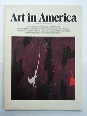 Art in America : Vol 63, No 6, November - December 1975 - Image 1
