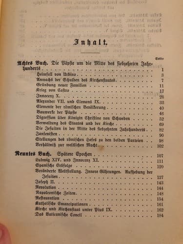 1907 Die romischen Papfte in den lebten vier Jahrhunderten; Dritter Band - Thumbnail 3