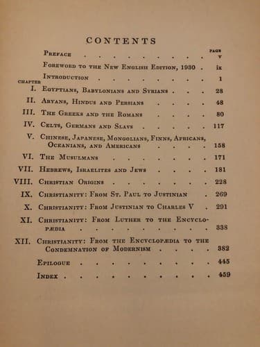 Orpheus, A History of Religions, Man's Beliefs & Taboos S. Reinado 1930 HC - Thumbnail 4