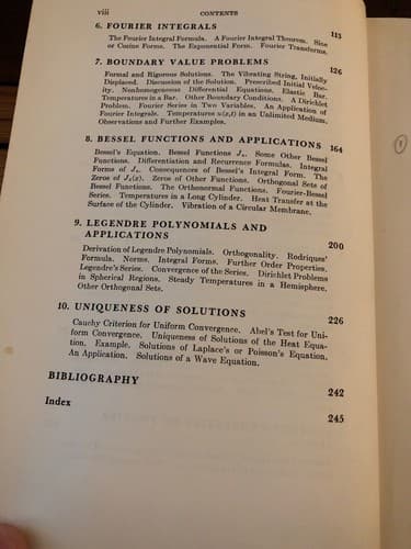 Fourier Series and Boundary Value Problems 2nd Edition -Fair- Reading Copy Only - Thumbnail 5