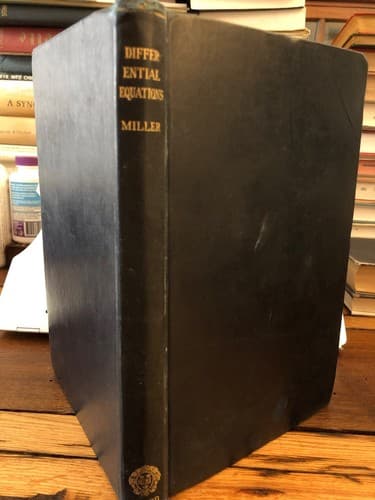 A First Course in Differential Equations 1936 1st British Printing Oxford HC - Image 1