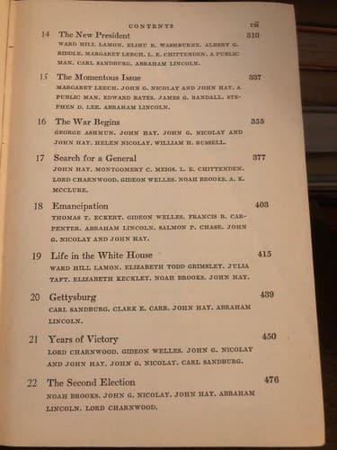 LINCOLN READER The Rich and Vivid Narrative of Lincoln's Life and Times 1947 HC - Thumbnail 6