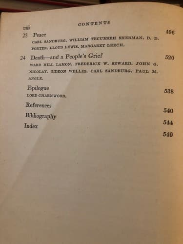 LINCOLN READER The Rich and Vivid Narrative of Lincoln's Life and Times 1947 HC - Thumbnail 7