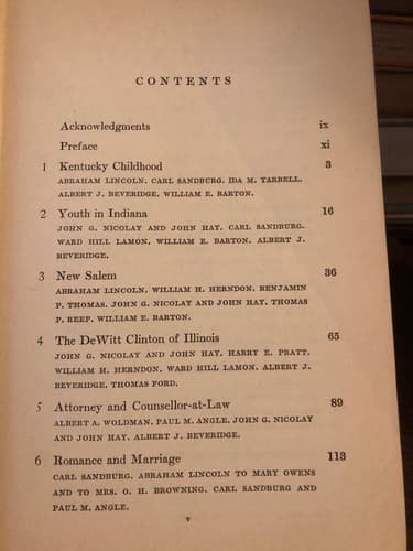 LINCOLN READER The Rich and Vivid Narrative of Lincoln's Life and Times 1947 HC - Thumbnail 4